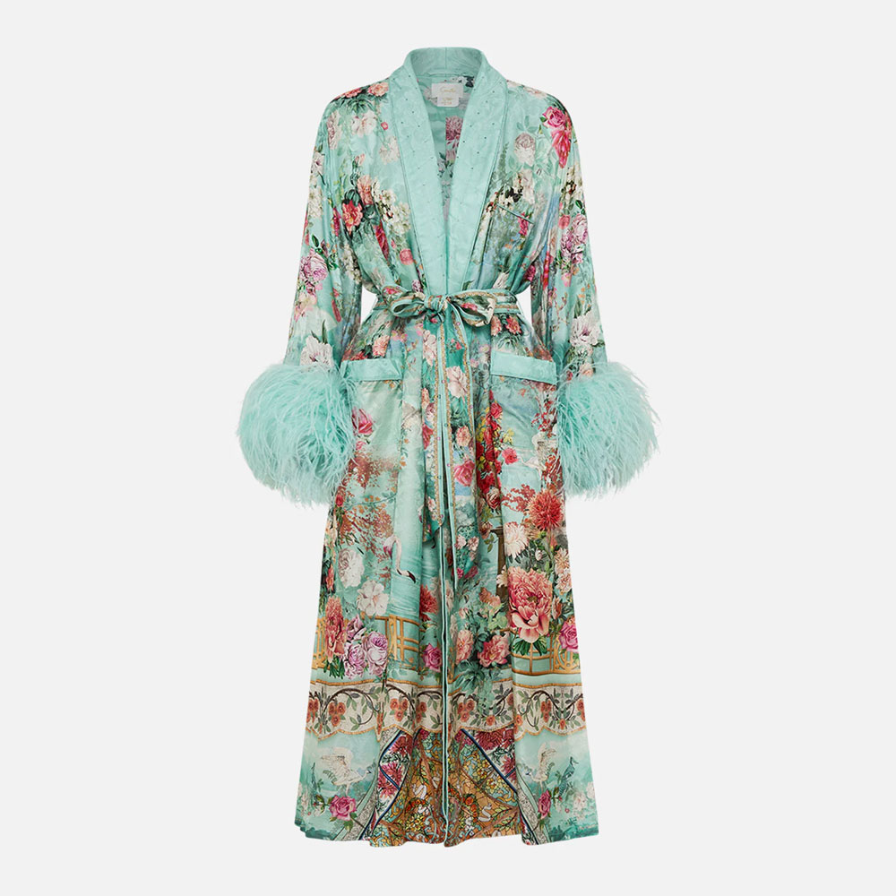The Jewellery Museum Feather-Trimmed Robe - Image 2